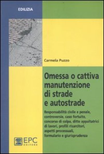 Omessa o cattiva manutenzione di strade e autostrade - Carmela Puzzo