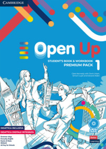 Open up. Level 1. Premium pack. Student's book-Workbook. Per la Scuola media. Con e-book. Con espansione online. Con DVD-ROM. 1. - Clare Kennedy - Doris Urban - Simon Cupit