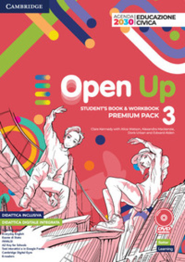 Open up. Level 1. Premium pack. Student's book-Workbook. Per la Scuola media. Con e-book. Con espansione online. Con DVD-ROM. 3.