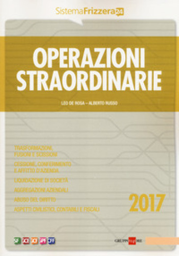 Operazioni straordinarie - Leo De Rosa - Alberto Russo - Michele Iori