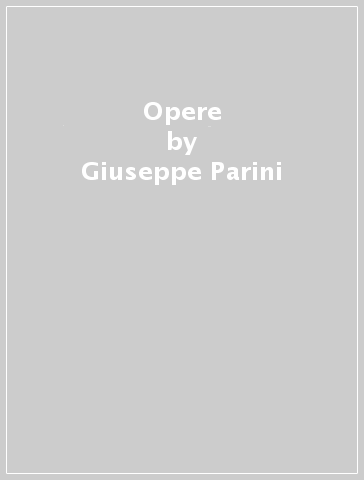 Opere - Giuseppe Parini