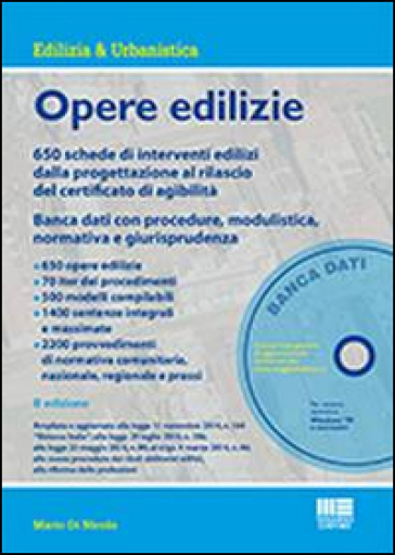 Opere edilizie. Con CD-ROM - Mario Di Nicola