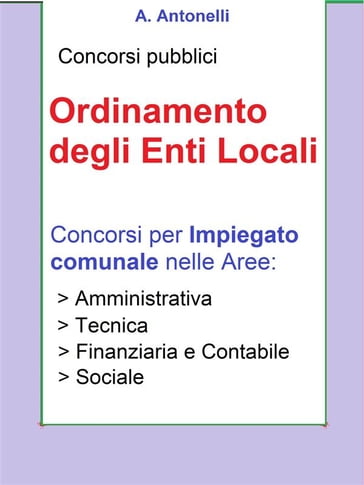 Ordinamento degli Enti Locali - A. Antonelli
