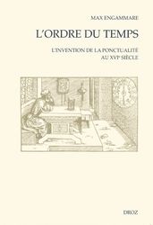 L Ordre du temps : L Invention de la ponctualité au XVIe siècle