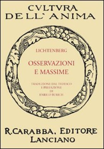 Osservazioni e massime - Georg Christoph Lichtenberg