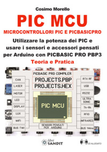 PIC MCU. Microcontrollori PIC e PICBASICPRO. Utilizzare la potenza dei PIC e usare i sensori e accessori pensati per Arduino con PICBASIC PRO PBP3. Teoria e pratica. Con CD-ROM - Cosimo Morello