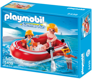 PLAYMOBIL Bagnanti con Gommone