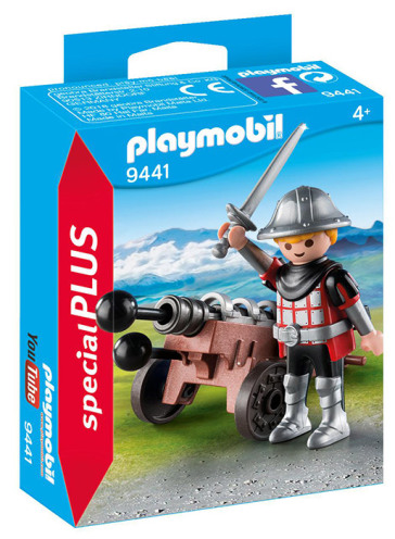 PLAYMOBIL Cavaliere con Cannone