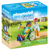 PLAYMOBIL Paziente con sedia a rotelle