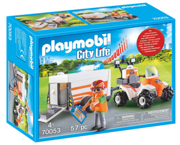 PLAYMOBIL Quad con Carrello