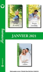 Pack mensuel Harmony : 3 romans (Janvier 2021)