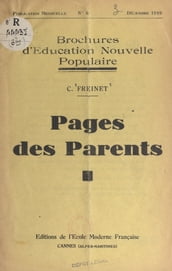 Pages des parents