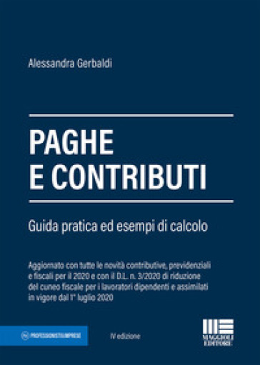 Paghe e contributi. Guida pratica ed esempi di calcolo - Alessandra Gerbaldi