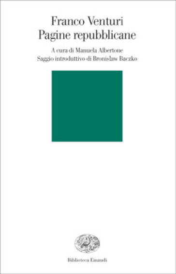 Pagine repubblicane - Franco Venturi