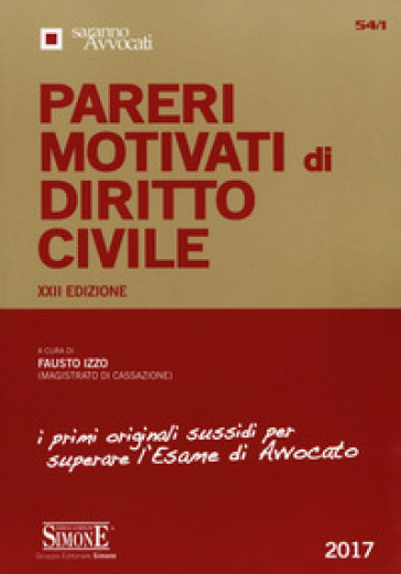 Pareri motivati di diritto civile