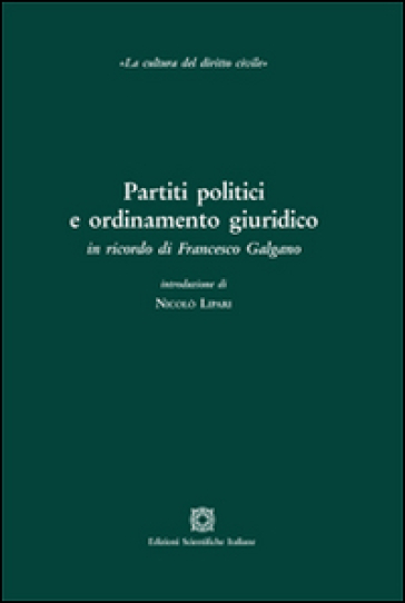 Partiti politici e ordinamento giuridico