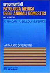 Patologia medica degli animali domestici. Apparato digerente