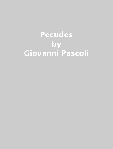 Pecudes - Giovanni Pascoli