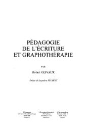 Pédagogie de l écriture et graphothérapie