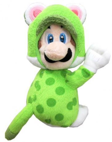 Peluche Luigi Gatto Mani Magnetiche 19cm