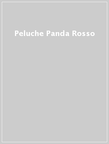 Peluche Panda Rosso