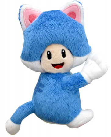 Peluche Toad Gatto Mani Magnetiche 19cm