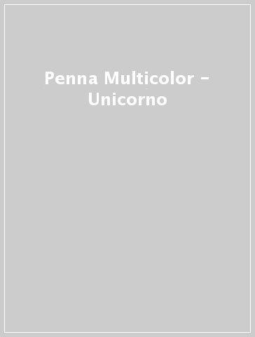Penna Multicolor - Unicorno