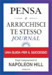 Pensa e arricchisci te stesso journal. Identifica i tuoi obiettivi, traccia i tuoi progressi e vivi i tuoi sogni