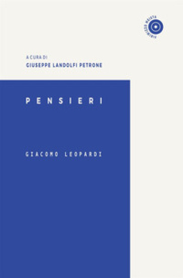 Pensieri - Giacomo Leopardi