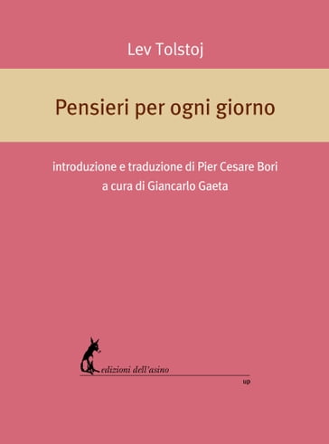Pensieri per ogni giorno - Lev Nikolaevic Tolstoj