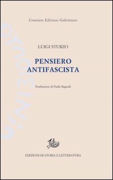 Pensiero antifascista - Luigi Sturzo