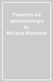 Pensiero ed epistemologia