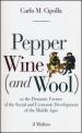 Pepper wine (and wool) as the dynamic factors of the social and economic development of the middle ages