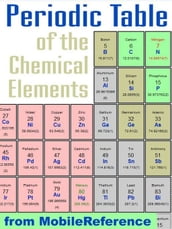 Periodic Table Of The Chemical Elements (Mendeleev s Table): Including Tables Of Melting & Boiling Points, Density, Electronegativity, Electron Affinity, And Much More (Mobi Study Guides)