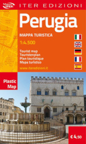 Perugia. Pianta turistica 1:4.500