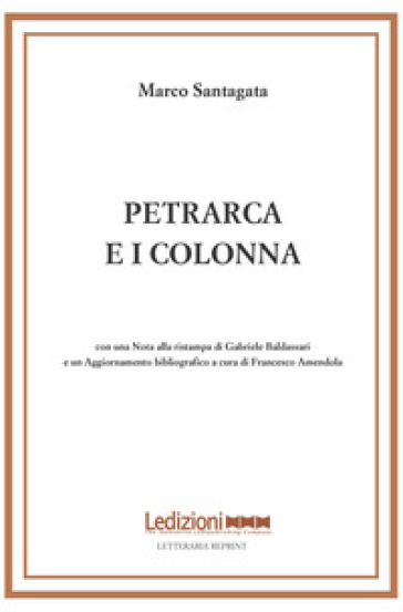 Petrarca e i Colonna - Marco Santagata
