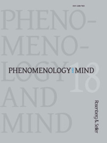 Phenomenology and mind (2020). 18: Psychopathology and phenomenology. Perspectives