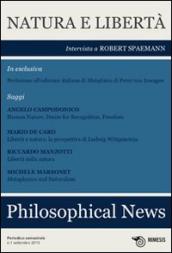Philosophical news (2010). 1.Natura e libertà
