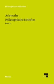 Philosophische Schriften. Band 5