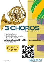 Piano accompaniment part: 3 Choros by Zequinha De Abreu for Eb Horn and Piano