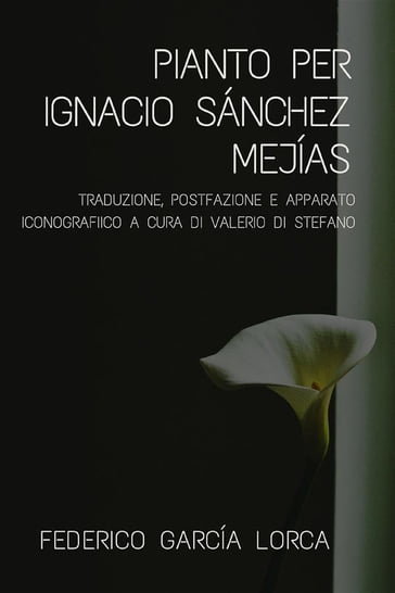 Pianto per Ignacio Sánchez Mejías. Traduzione a cura di Valerio Di Stefano - Federico Garcia Lorca