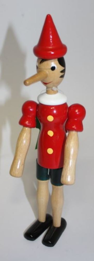 Pinocchio in legno cm. 24