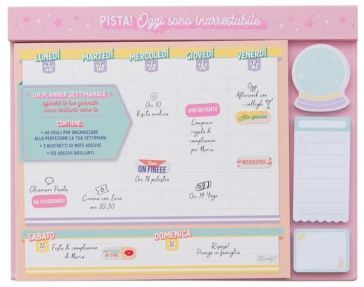 Planner Con Adesivi - Oggi Non Ci Sarà Nessuno Che Mi Resista