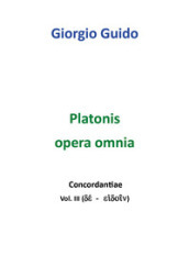 Platonis opera omnia. Concordantiae. 3: Dé-eidoin