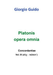 Platonis opera omnia. Concordantiae. 9.