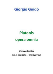 Platonis opera omnia. Concordantiae. 10: Popote-tekomenon