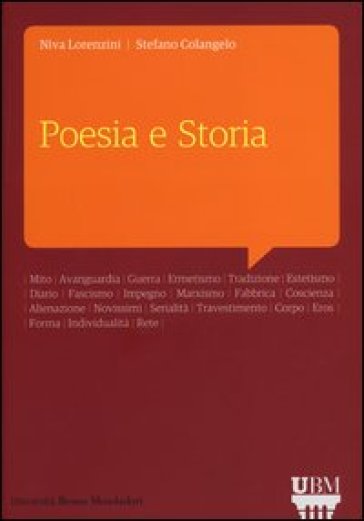 Poesia e storia - Niva Lorenzini - Stefano Colangelo