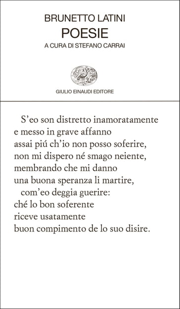 Poesie - Brunetto Latini - Stefano Carrai