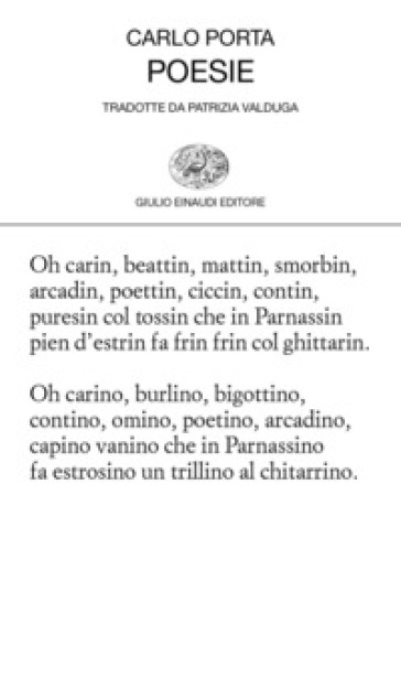 Poesie. Testo italiano e milanese - Carlo Porta