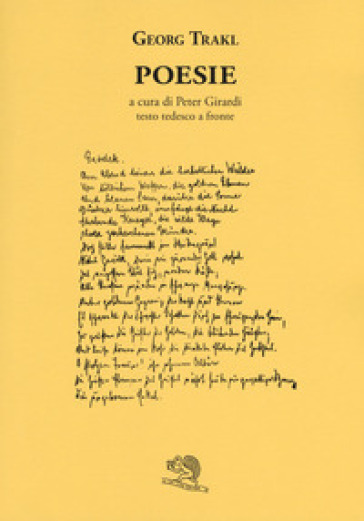 Poesie. Testo tedesco a fronte - Georg Trakl